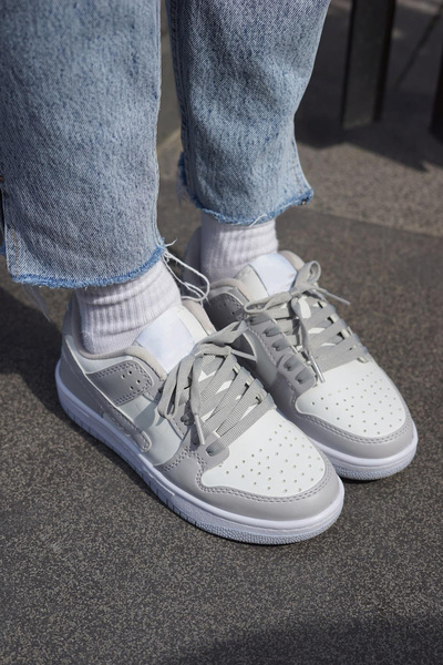 StyleArt Dunk Gri Beyaz Spor Ayakkabı