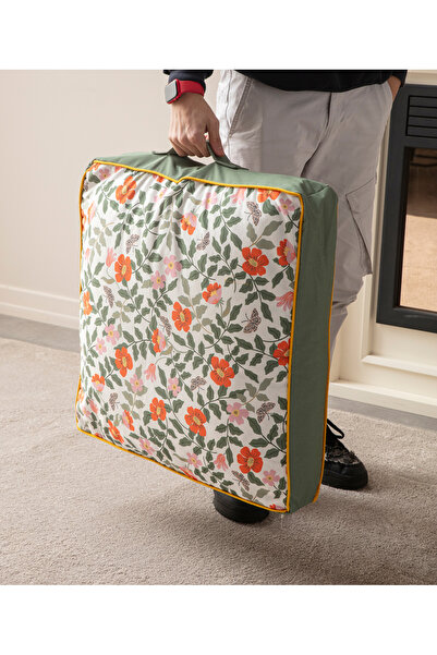 SWITA Dekoratif Çok Amaçlı Yer Balkon Bahçe Kamp Minderi 60x60