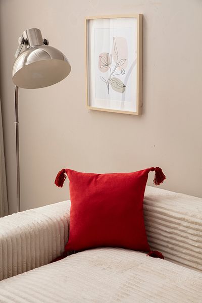 SWITA Home Design Husă de pernă decorativă cu ciucuri