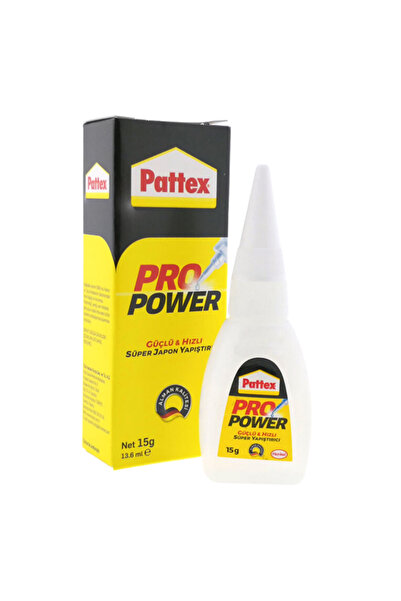 Pattex 3 ADET Çok Güçlü Ve Kaliteli Hızlı Çelik Japon Yapıştırıcı Pro Power 15gr