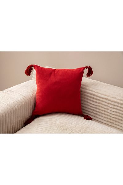 SWITA Home Design Husă de pernă decorativă cu ciucuri