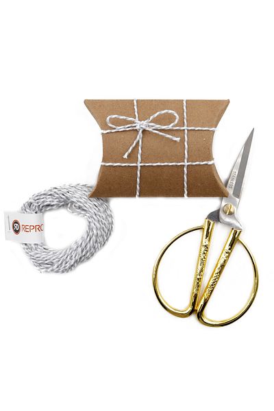 reprodesign Gray White Two-Color Gift Packing Rope (New Year Gift Packing Rope) 10 Meters