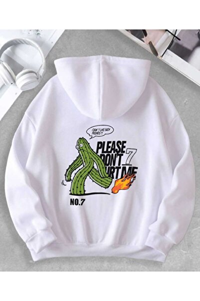 PERISENSE Unisex Femei Bărbați Please Dont Hurt Me Hanorac cu glugă imprimat ...