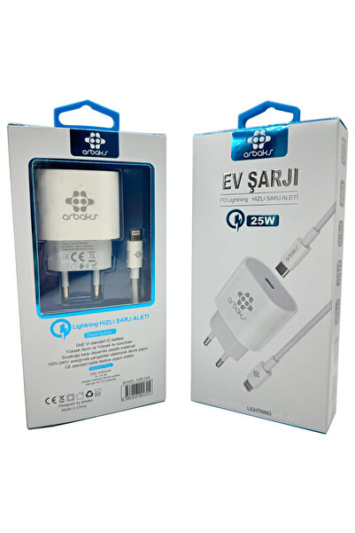 TEKNOTOK 25W PD QC3 TYPE-C To İphone Şarj Aleti Arbaks ARB-009