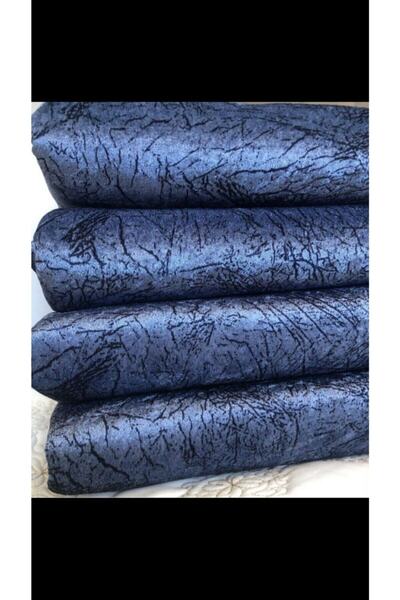 Hilal Home Покривало для дивана з губчастим візерунком, темно-синє