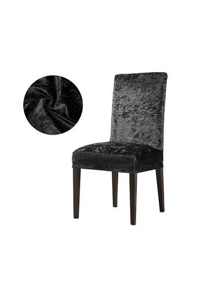 riselerhome Ποιοτικό κάλυμμα καρέκλας βελούδινο Lycra Riseler - Μονό κάλυμμα καρέκλας κουζίνας