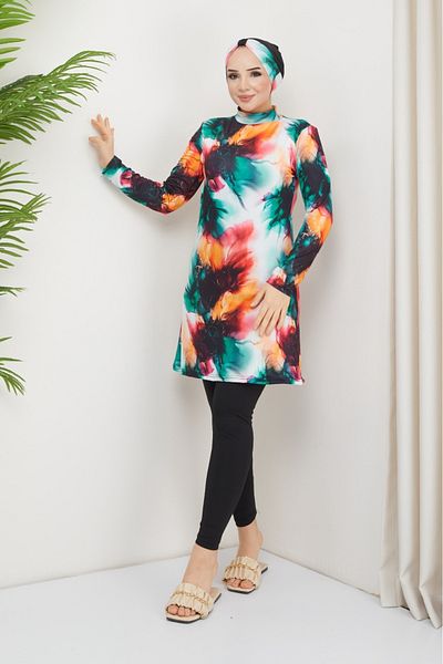 ENDYMION Lycra Fully Covered Hijab Swimsuit