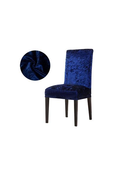 riselerhome Husa Scaun din Catifea Lycra Riseler de Calitate - Husa Scaun Bucatarie Single