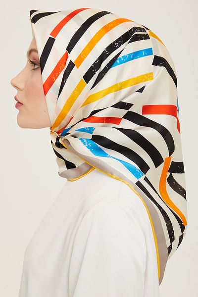 Armine Μεταξωτό Φουλάρι ARMINE 9101D - T-Print
