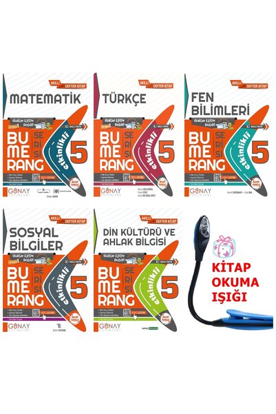 Günay Yayıncılık Günay 5. Sınıf Bumerang Serisi Konu Anlatımlı ve Etkinlikli ...