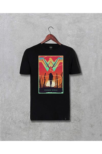 Pisa Art Tricou unisex imprimat Wonder Woman cu design special