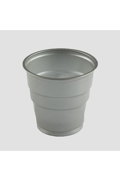 TATLI GÜNLER PLASTIC GLASS 25 PIECES SILVER