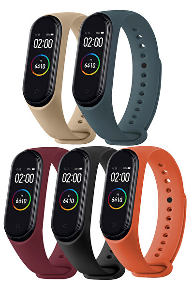 HOFFICE Xiaomi Mi Band 3/4 Uyumlu Yüksek Kalite Silikon Kordon (sadece Kordon)