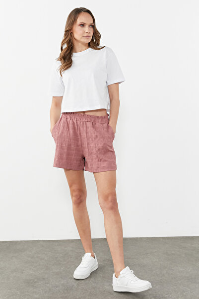 PAULMARK Beli Lastikli Şort