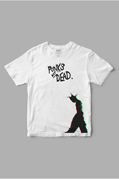 Gries Tricou personalizat cu imprimeu „Punk is Not Dead”