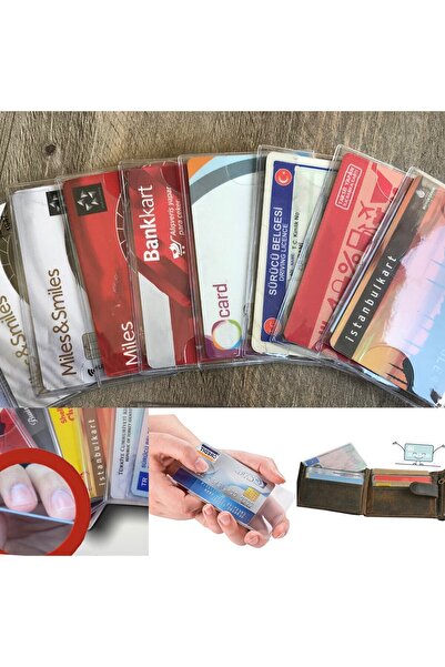 Gempo 10 Pcs Minimalist New Generation Identity Case Contactless Credit Card Protector Compatible for All Cards