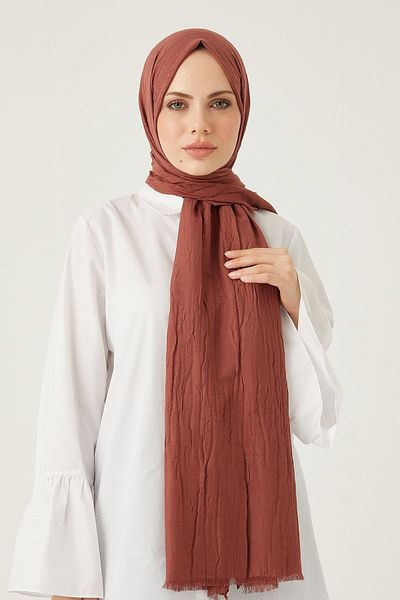 FRESCO SCARFS Women's Hijab Bamboo Scarf Shawl* Copper