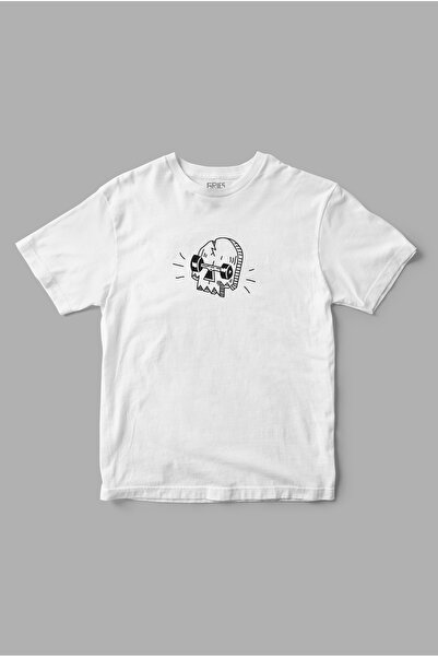 Gries Tricou cu imprimeu de skate cu craniu