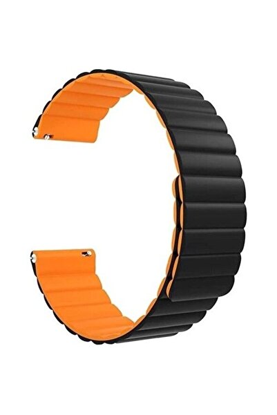 Teleplus Fossil Gen 6  Kordon Çİft Renkli Loop Mıknatıslı KRD52 22mm