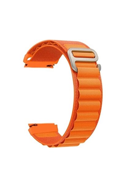 Teleplus Amazfit Retro Neo Kordon Alpine Nylon Kumaş 20/nylalp Turuncu