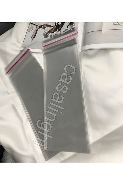 bisaccia 11x30 (COVER PAYI INCLUDED) - 50 Pieces Transparent Opp Bag Package with Adhesive Gelatin Bag Tape