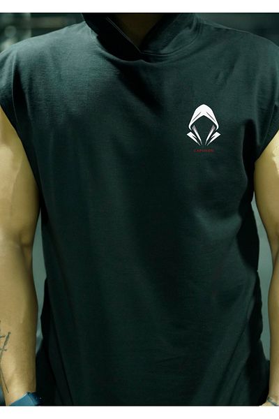 Oxlade Logo Sportsman Sleeveless Hoodie Men's Sports Tank Top®