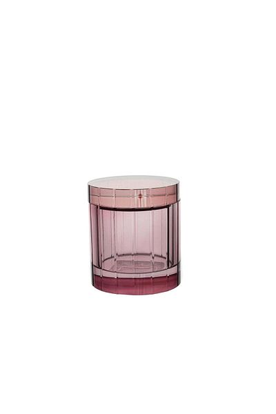 Mikasa Moor Claret Red Glass Decorative Box 10x10x12 cm