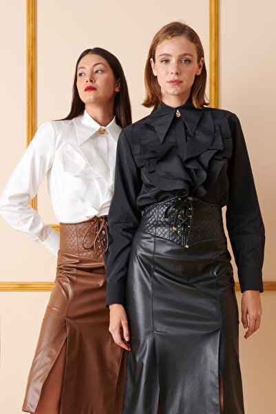 sleen exclusive Eko Deri Kapitone Etek