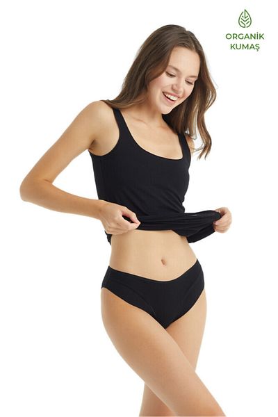 Blackspade Γυναικεία Organic Slip Panties 1661 - Μαύρο