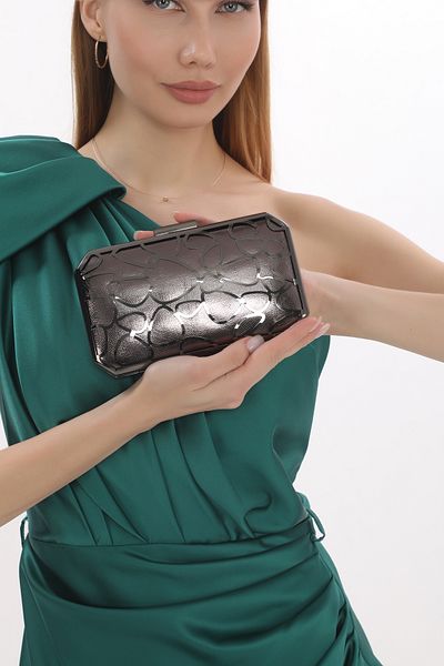womenacs Πλατίνα Χρώμα Venom Γυναικείο βραδινό φόρεμα Clutch Portfolio Χέρι βραδινή τσάντα αρραβώνων γάμου