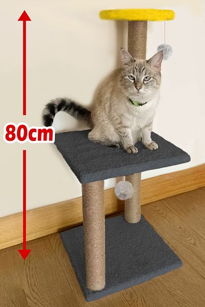 Patiderm Folded Cat Scratch Board 80cm and Pompom Fishing Rod