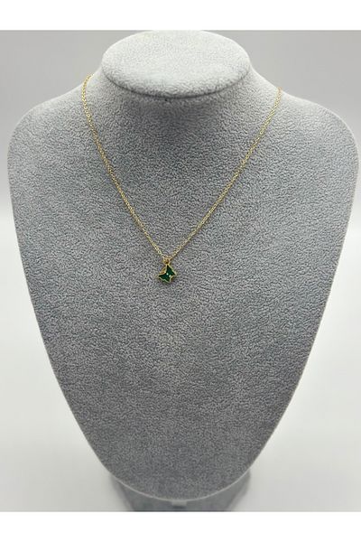 Hobimos Green Butterfly Necklace