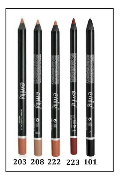 Golden Rose Emily En Sevilenler 5'li Dudak-göz Kalemi No: 203-208-222-223-101