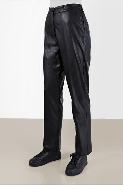 Alvina COMFORTABLE CUT LEATHER PANTS 70311