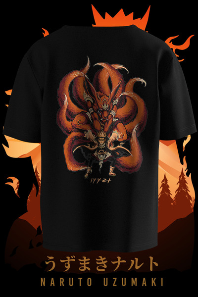 Storepoint Naruto Shippuden: Uzumaki Naruto majica sa štampanim motivom, veli...