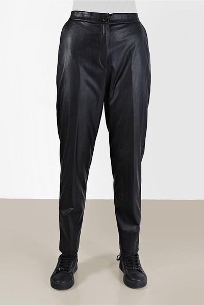Alvina COMFORTABLE CUT LEATHER PANTS 70311