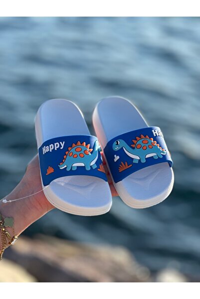 Bold Boutique Παιδικές παντόφλες Happy Dinosaurs με αντιολισθητική σόλα - Για...