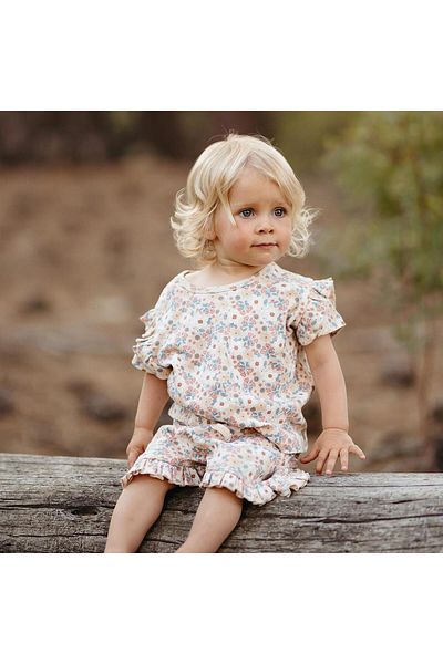 Antebies Summer Bouquet Set with Shorts