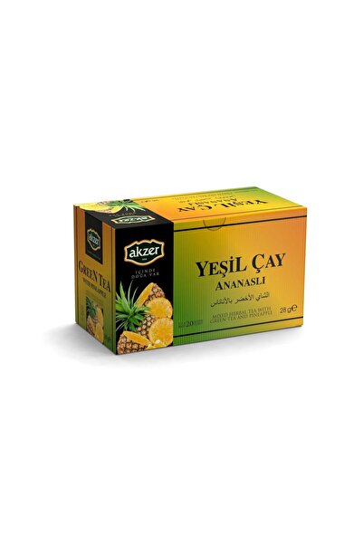 Akzer Ananaslı Yeşil Çay