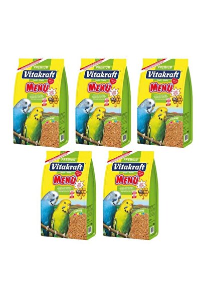 Vitakraft Menu + Jod Vital Complex Muhabbet Yemi 1 Kg X 5 Adet