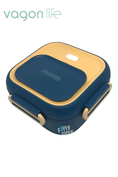Vagonlife Bento Lunch Box Ofis-okul Için Yeni Nesil Sefer Tası Tek Kat -pasla...