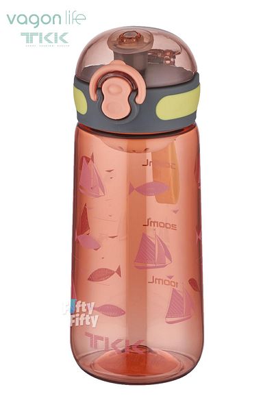 Vagonlife TKK 400 ML Comfortable Drinking (Without Straw) Bpa Free Tritan Water Bottle with Carrying Strap FFTKK1005-400ML