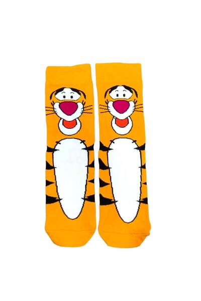AL Bİ 90LIK Памучни чорапи с шарки на тигър