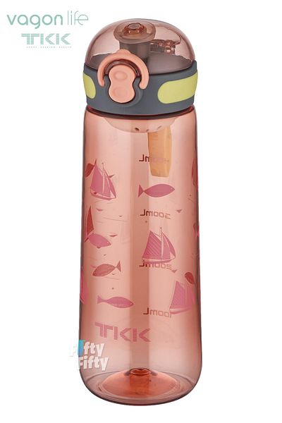 Vagonlife TKK 550 ML Comfortable Drinking (Without Straw) Bpa Free Tritan Water Bottle with Carrying Strap FFTKK1005-550ML