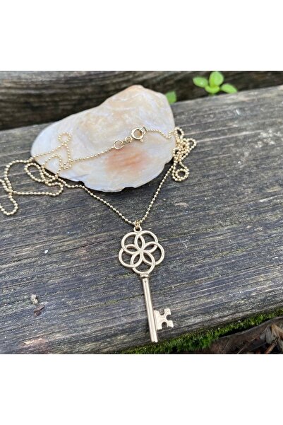 DİLEK KUYUMCULUK Altın anahtar kolye