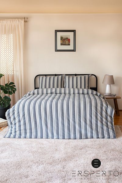 Ersperto Natural Buldan Duvet Cover Set Double