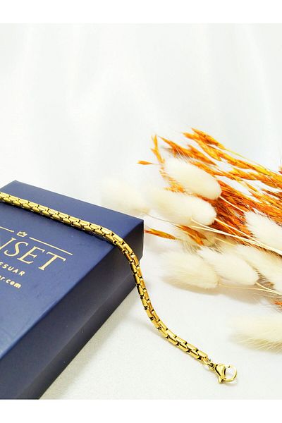 Janset Fold Chain Steel Bracelet