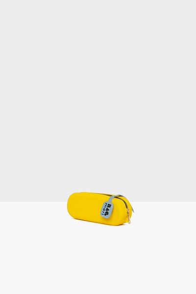 Bagmori Yellow Women's Scented Horizontal Oval Silicone Bag M000008408