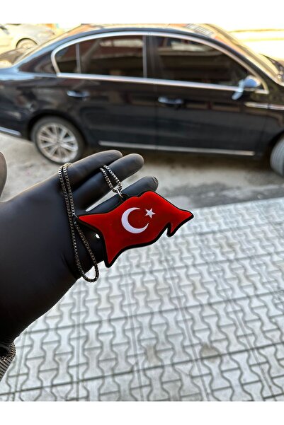 NCLASER MARKING TÜRK BAYRAĞI Dikiz ayna süsü