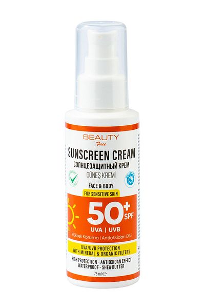Beauty Face 50 Spf Antioxidant Effective Sunscreen Preventing Blemish Formation – 75 ml